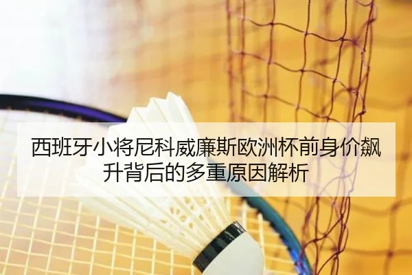 西班牙小将尼科威廉斯欧洲杯前身价飙升背后的多重原因解析